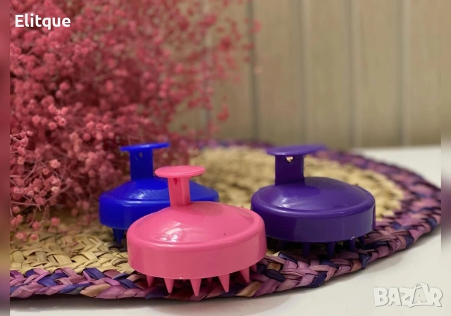 💆‍♀️ Силиконова четка за шампоан и масаж на скалпа