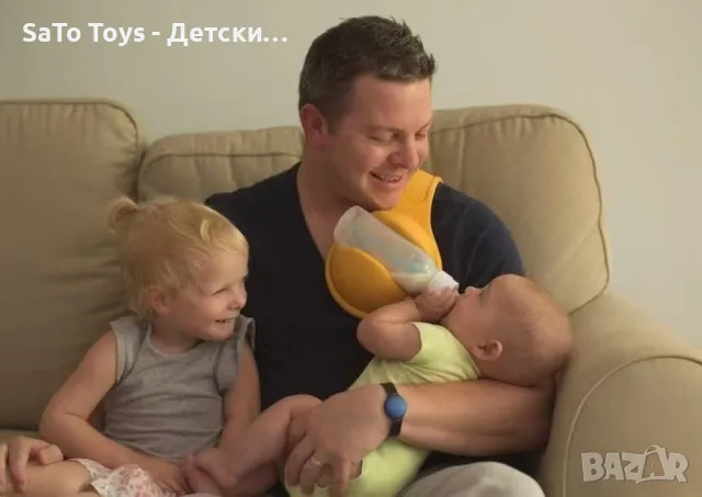 Държач за бутилки с мляко при хранене на бебе за свободни ръце TV463, снимка 2 - Прибори, съдове, шишета и биберони - 49898063