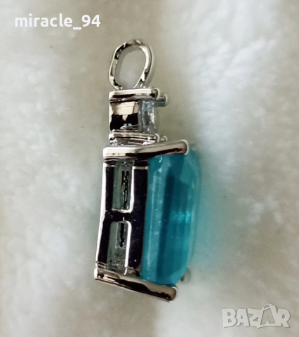 Красиви колиета със сини кристали - ИДЕАЛЕН ПОДАРЪК ЗА 08-МИ МАРТ!, снимка 11 - Колиета, медальони, синджири - 53581370