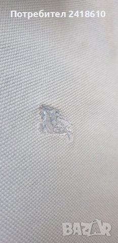 Burberry London  Pique Cotton Mens Size M / L  ОРИГИНАЛНА Тениска!, снимка 10 - Тениски - 45584575
