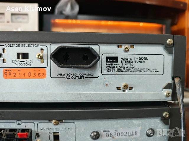 Sansui A-505;;; Sansui T-505L, снимка 10 - Ресийвъри, усилватели, смесителни пултове - 53845518