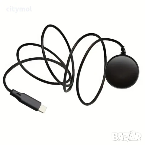 Type C Бързо безжично зарядно устройство за Samsung Galaxy Watch 7/6/5/4/3/2/Active, снимка 3 - Смарт гривни - 50709395