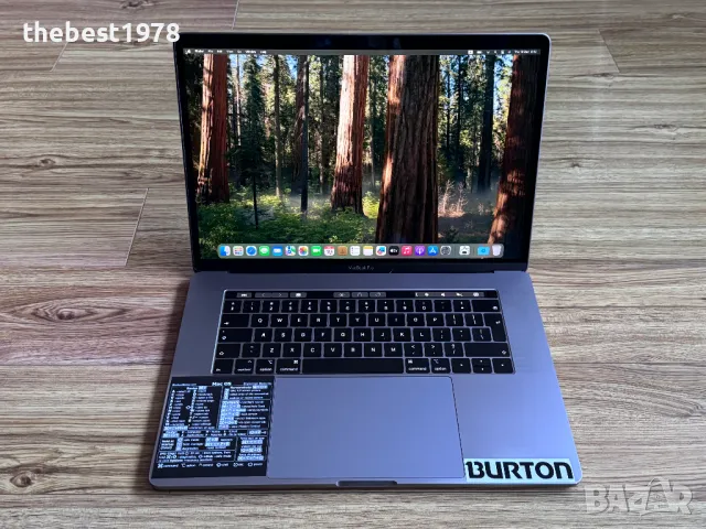 MacBook Pro 15`Core i9-9880H/16GB RAM/512GB SSD/AMD Pro 560X-4GB/Бат 6ч, снимка 1 - Лаптопи за работа - 48399524