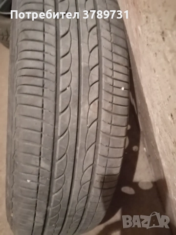 Летни гуми с железни джанти, снимка 4 - Гуми и джанти - 54189215