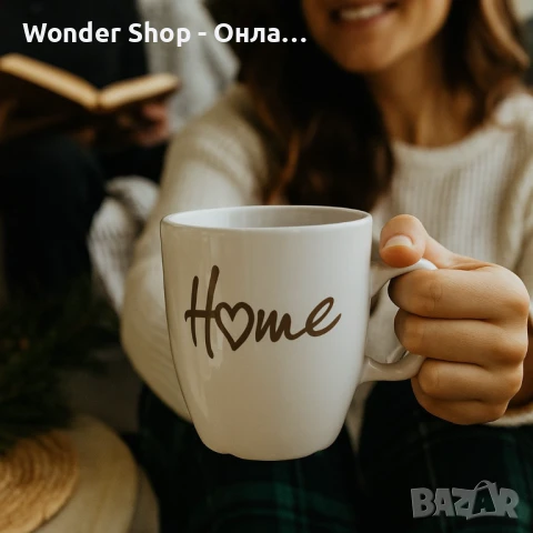 ☕️ Стилна керамична чаша Coffee – 150 мл комфорт у дома и в офиса , снимка 1