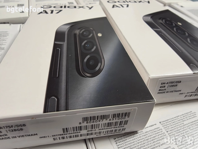 Samsung Galaxy A17 4/128, чисто нови,2 години гаранция, снимка 2 - Samsung - 51979709