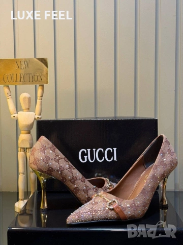 GUCCI ⚜️Дамски Обувки , снимка 2 - Дамски обувки на ток - 54152334