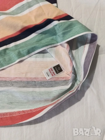 Английска памучна тениска - туника Crafted 13 г., снимка 3 - Детски тениски и потници - 53799842