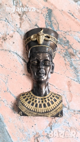 Нефертити, барелеф на египетската царица , съпруга на фараона Ехнатон, снимка 3 - Статуетки - 54167264
