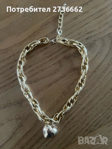 Масивно колие " Сърце ", снимка 6 - Колиета, медальони, синджири - 54148392