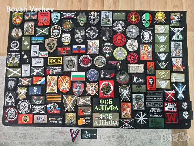 Ново зареждане военни/тактически велкро нашивки 