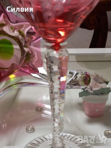 Кристална чаша Nachtmann Germany , снимка 6 - Чаши - 52578800