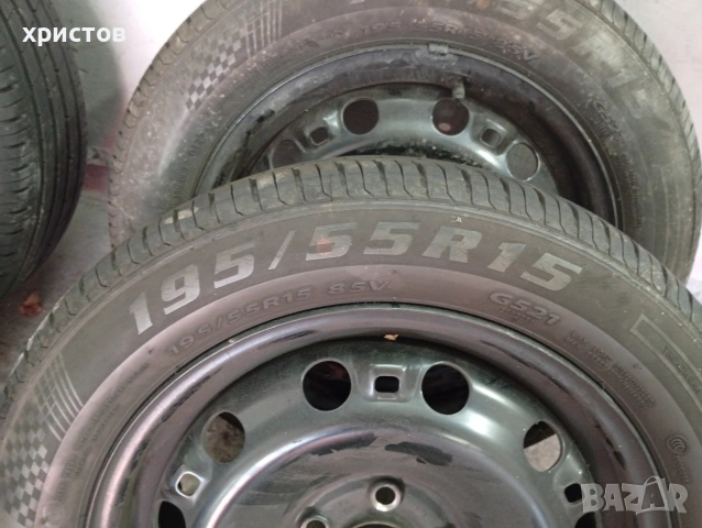 Продавам железни джанти 5х100 с Летни гуми Дот 2022 година, снимка 2 - Гуми и джанти - 53519250