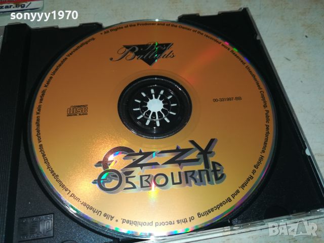 OZZY OSBOURNE CD 1405241623, снимка 2 - CD дискове - 45730876