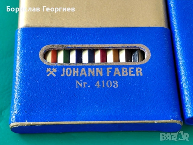 Нови ретро цветни моливи johann faber 4103, снимка 3 - Колекции - 51830722