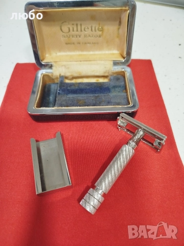GILLETE SAFETY RAZON MADE IN ENGLAND N:21 1948 Чисто Нова не Употребявана , снимка 7 - Антикварни и старинни предмети - 52670983