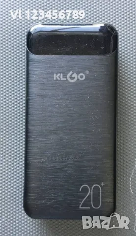 KLGO Преносима батерия 20000mAh premium KP-89, Power bank, снимка 4 - Външни батерии - 50727067