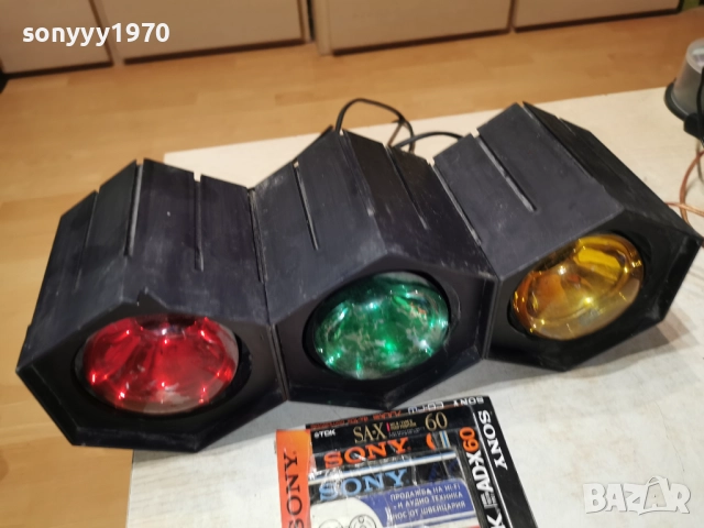 ПРОЖЕКТОРИ 3БР ЗА ЦВЕТОМУЗИКА 36Х12Х12СМ 220В 2012251753, снимка 12 - Ресийвъри, усилватели, смесителни пултове - 52859202