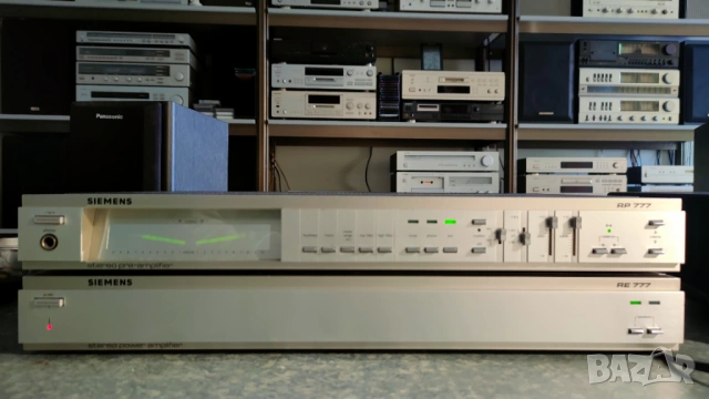 Предусилвател Siemens RP 777 и крайностъпало Siemens RE 777, снимка 2 - Ресийвъри, усилватели, смесителни пултове - 53129651