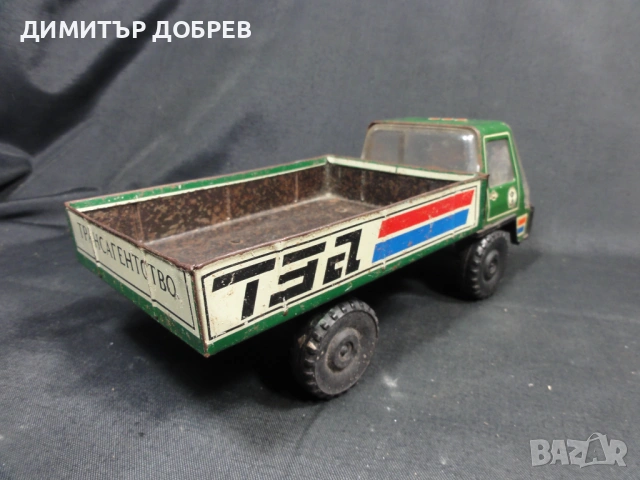 СТАРА РЕТРО СОЦ СССР ЛАМАРИНЕНА ИГРАЧКА КАМИОН КРАСНОДАР, снимка 4 - Колекции - 53647948