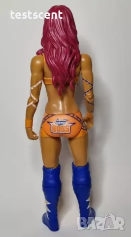 Екшън фигура WWE Sasha Banks Саша Банкс играчка Elite Series Mattel figure blue orange Mercedes Mone, снимка 4 - Колекции - 48747465