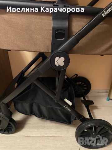Нова KIKKA BOO Комбинирана количка 3в1 CHERIE BEIGE, снимка 2 - Детски колички - 51392313