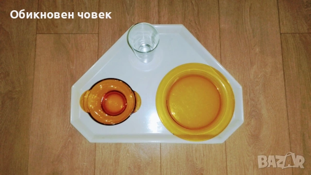 Поднос за храна, много рядка находка, снимка 3 - Антикварни и старинни предмети - 53331594