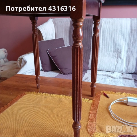 Масичка внос Англия, снимка 2 - Антикварни и старинни предмети - 53869945