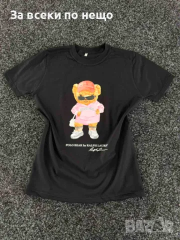 Polo Bear Ralph Lauren Дамска Тениска👚Дамска Блуза С Къс Ръкав - 2 Цвята Код LFS328, снимка 2 - Тениски - 49440638