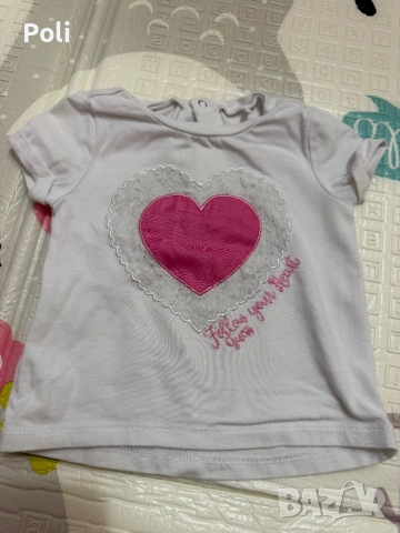 Тениски на Guess 6-9 месеца , снимка 6 - Бебешки блузки - 54109849