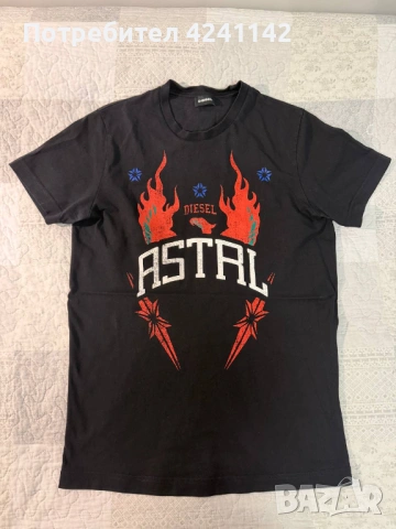 Тениска Diesel черна / Размер S