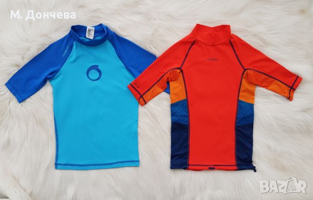 Плажни блузи UPF 50+ и бански за момче 7-8 години, снимка 8 - Детско бельо и бански  - 45694782