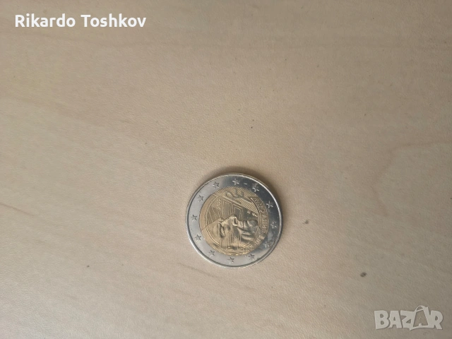 монета 2 евро Франция 2002