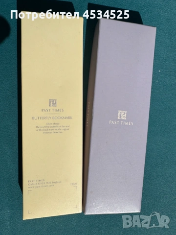 🦋 Луксозен разделител за книги “Butterfly Bookmark” – Past Times, сребърно покритие, в оригинална к, снимка 4 - Антикварни и старинни предмети - 53619550