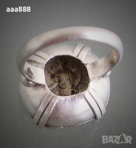 Брошка и пръстен с антични монети сребро, снимка 9 - Пръстени - 46117828