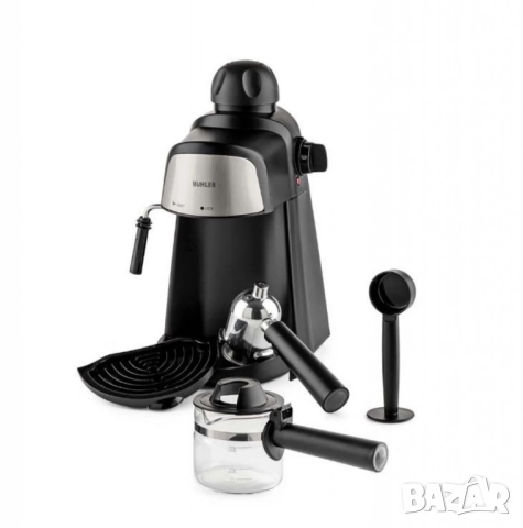 Комплект еспресо машина MUHLER MCM-33 + 2 стъклени чаши Luigi Ferrero Caffeina 80ml FR-8012 ПОДАРЪК, снимка 8 - Друга електроника - 51884610