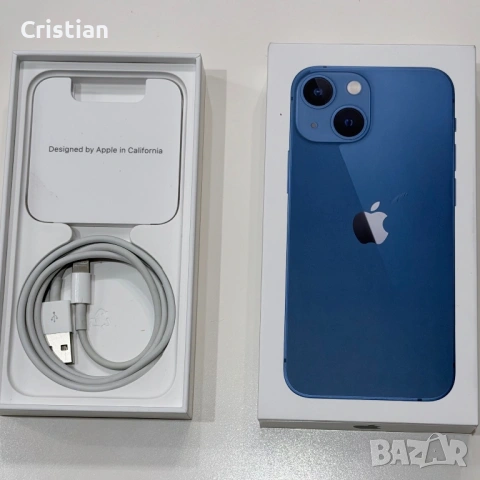 iPhone 13 mini blue, снимка 2 - Apple iPhone - 53405816