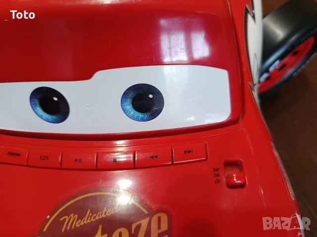 Радио и СД във форма на Mc Queen от филма" Колите"., снимка 5 - Аудиосистеми - 50907808