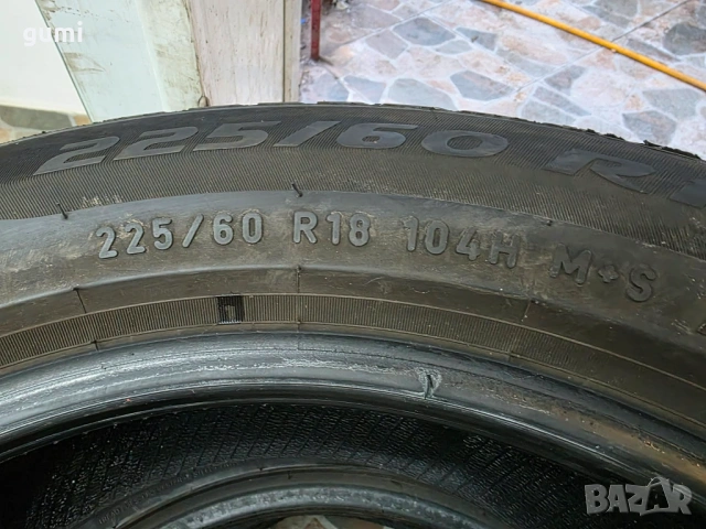 4бр зимни гуми 225/60/18 PIRELLI L04755 , снимка 6 - Гуми и джанти - 53198681