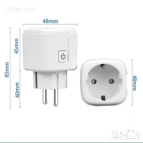 WIFI смарт контакт 20А, снимка 2 - Други - 50188478