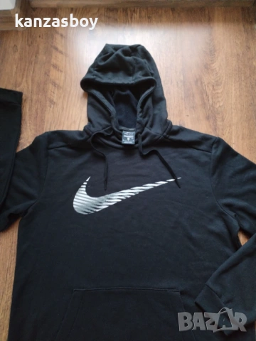Nike Men's Dry Hoodie Pullover Swoosh - страхотно мъжко горнище М, снимка 4 - Спортни дрехи, екипи - 53610149