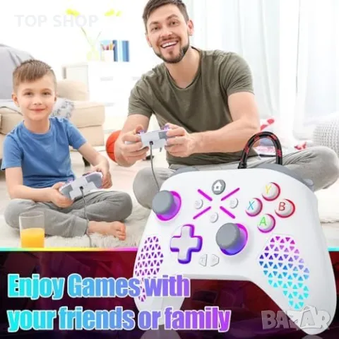 Нов Xbox/PC Гейминг Контролер, Прецизен Джойстик, Вибрация, Сподели Бутон, снимка 3 - Друга електроника - 49309165