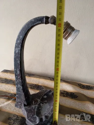 Стара настолна лампа арт деко, снимка 5 - Настолни лампи - 50008190