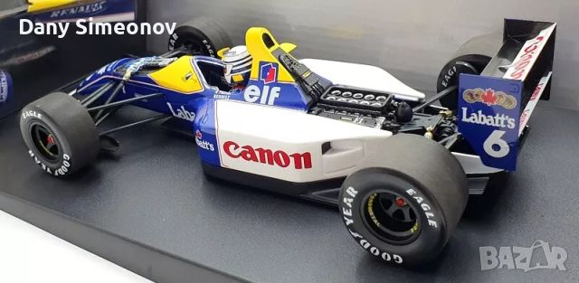 Williams Renault FW14B #6 Riccardo Patrese “ F1 Formula One World Championship (1992) with Driver Li, снимка 3 - Колекции - 45532626