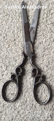 Антикварни фризьорски ножици L.Leikauf - Solingen, около 1900 година, снимка 12 - Антикварни и старинни предмети - 53577216