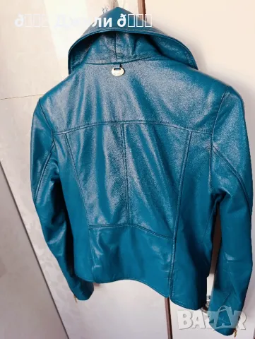 Кожено яке от естествена агнешка кожа, снимка 13 - Якета - 50033309
