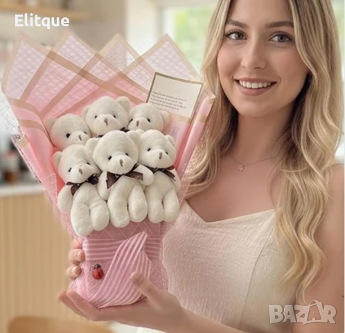 🎁 Премиум Плюшен Букет  , снимка 7 - Други - 53078872
