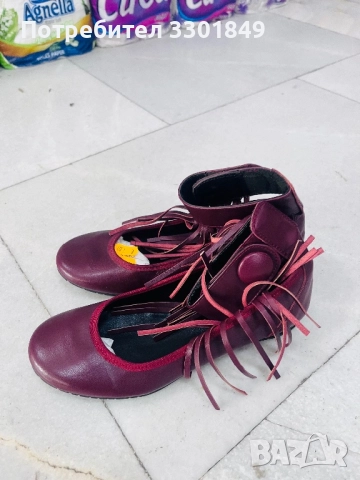 Бабетки с лепенка велкро на глезена