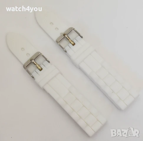 НОВА БЯЛА КАИШКА ОТ ЕСТЕСТВЕНА КОЖА.БЕЛИ КАИШКИ ЗА ЧАСОВНИЦИ BIALA KAISHKA ZA CHASOVNIK BELI KAISHKI, снимка 10 - Каишки за часовници - 8739739