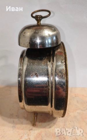 Работещ стар немски будилник от началото на миналия век, снимка 3 - Колекции - 51810088